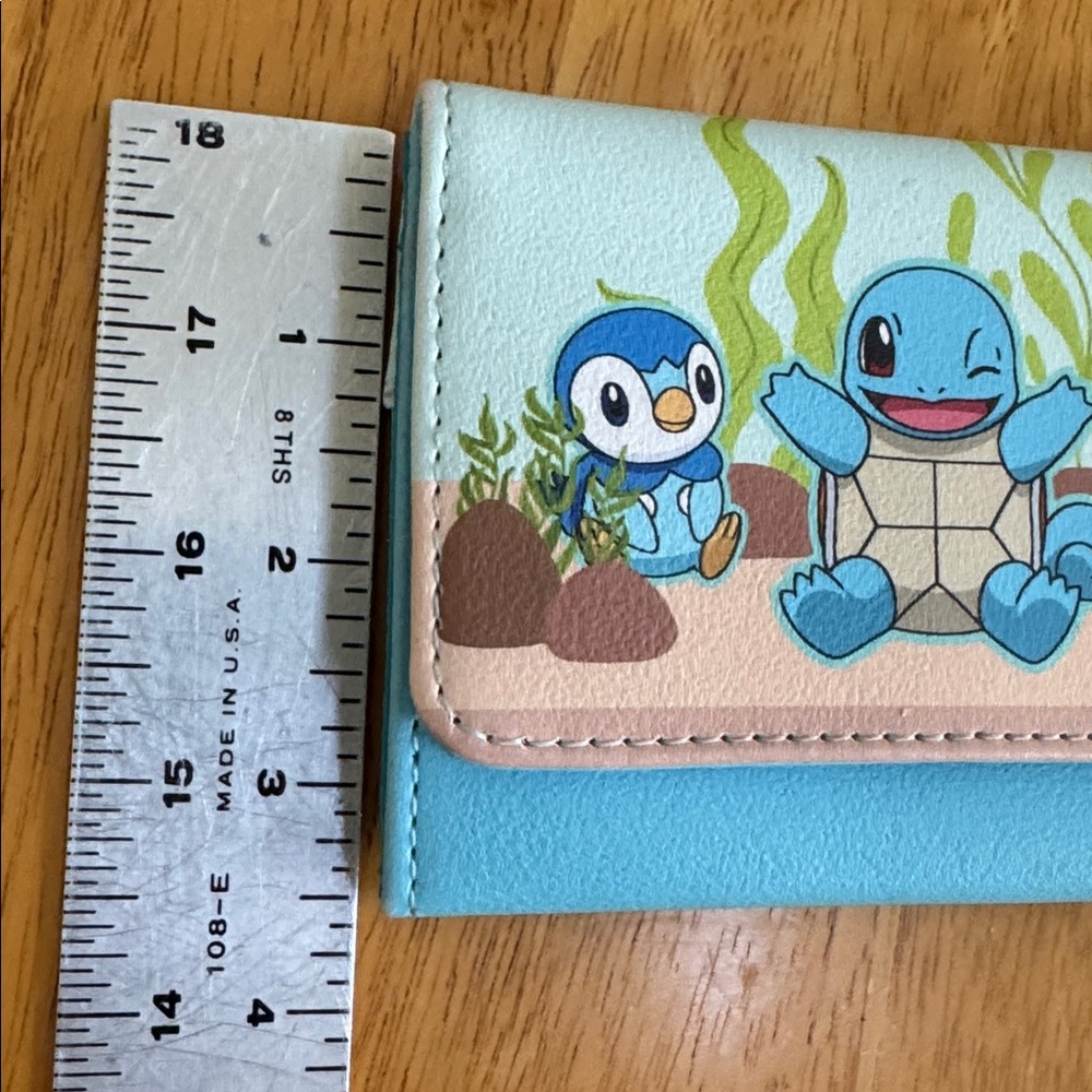 Loungefly Pokémon Trifold Wallet Piplup Squirtle Sobble ❤️ - Picture 11 of 12